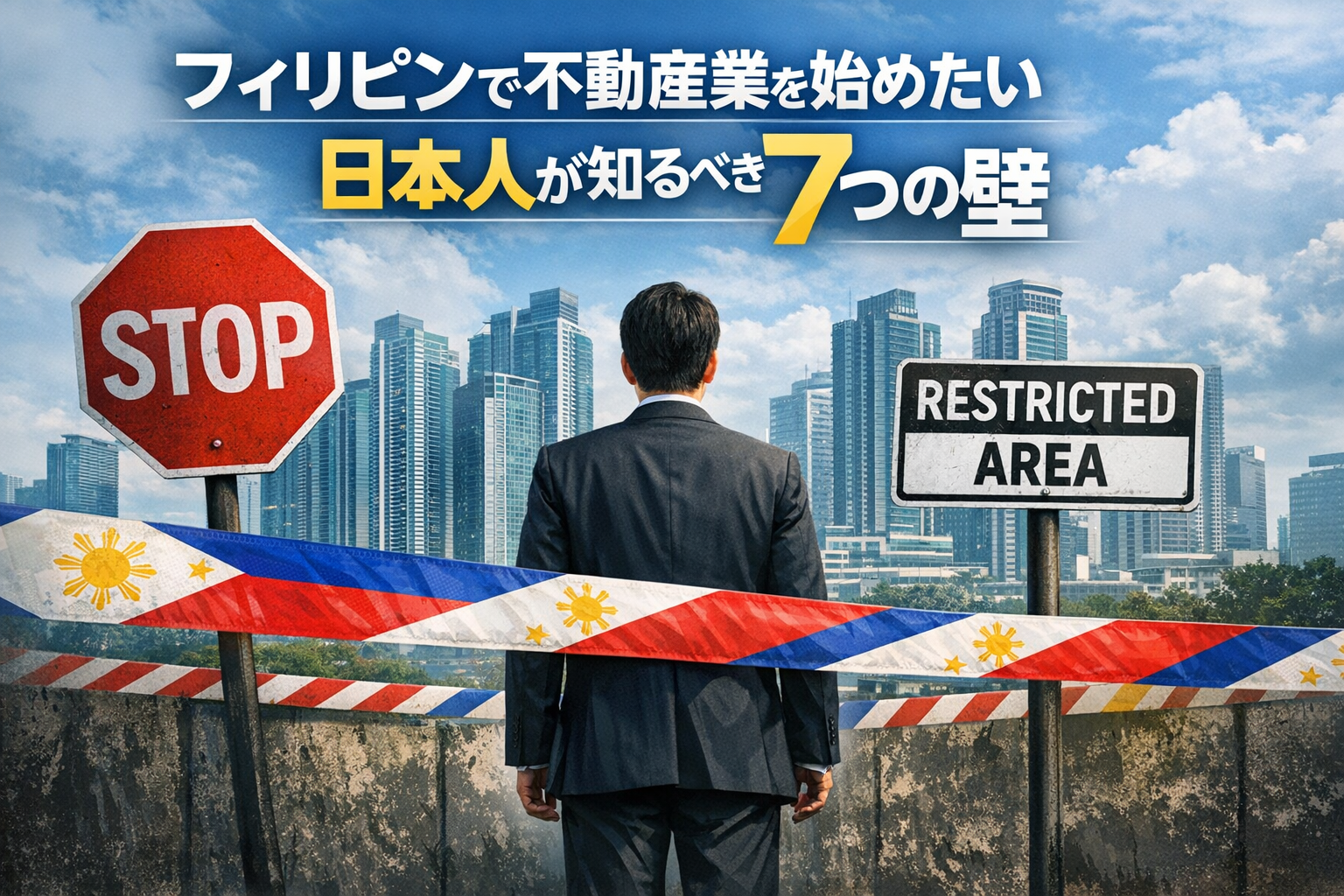 フィリピンで不動産業を始めたい日本人が知るべき法律と現実 ─ 「知らなかった」では済まされない7つの壁